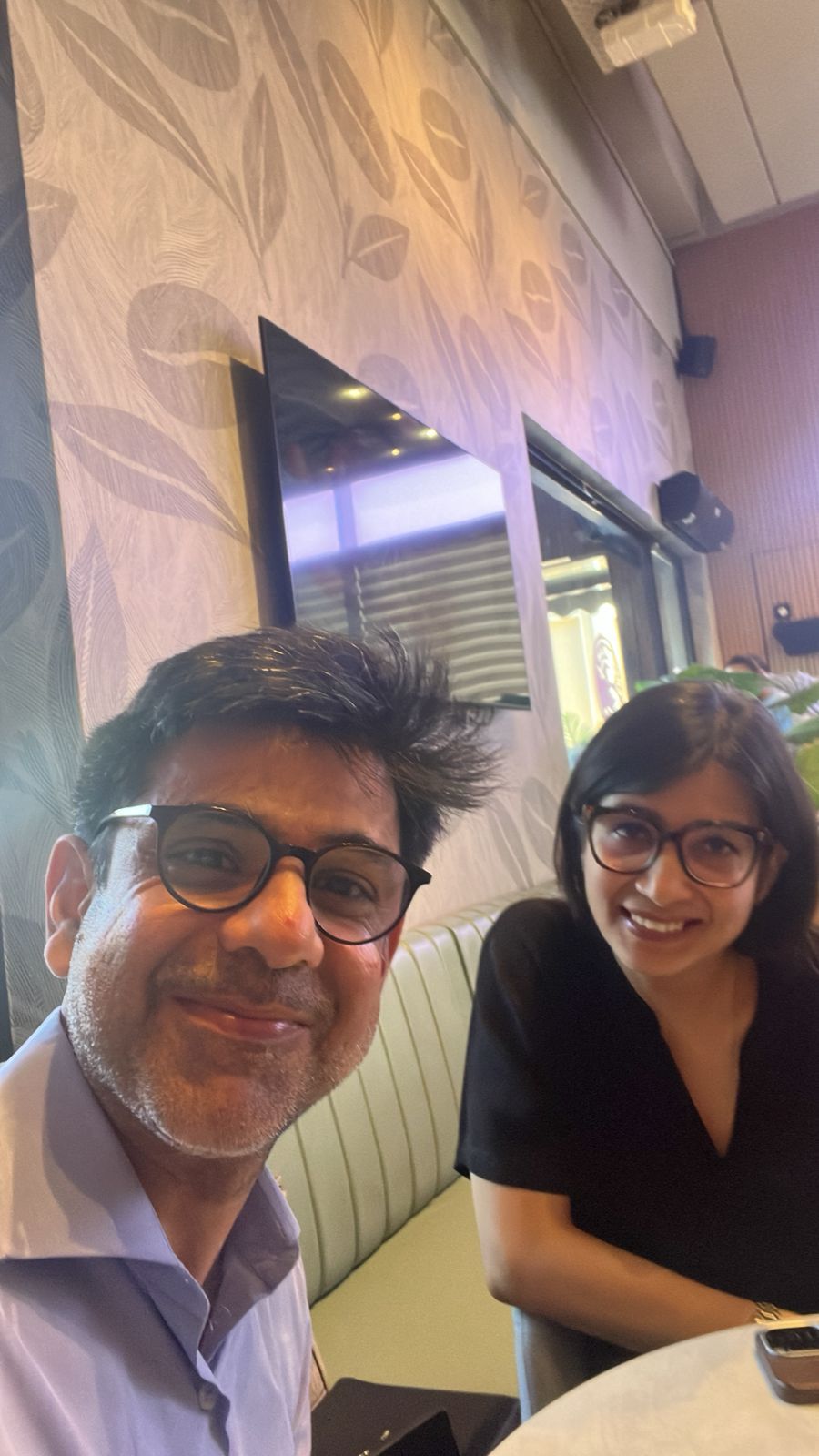 Himja and Ashish — where the idea was born